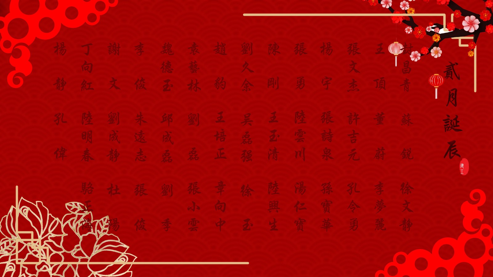 【生日祝福】恭祝02月生日的員工生日快樂(lè)！